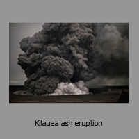 Kilauea ash eruption